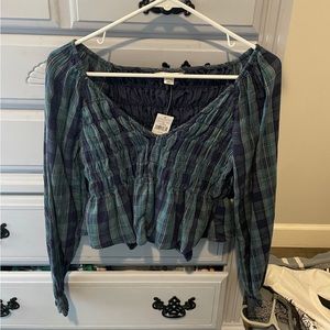 American Eagle Long Sleeve Blouse